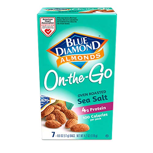 Blue Diamond Almonds, Oven Roasted, Sea Salt, 7 Ct