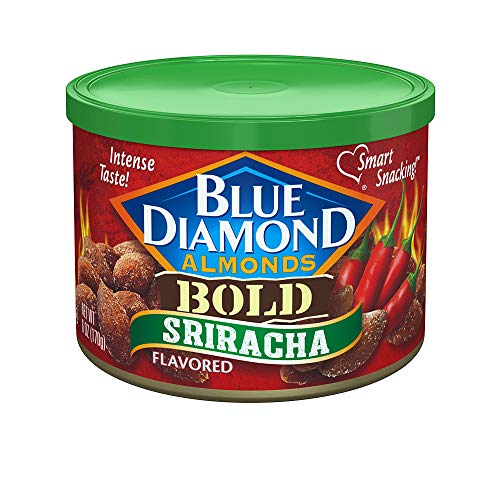 Blue Diamond Almonds Sriracha Flavored Snack Nuts, 6 Oz Resealab