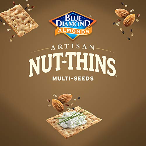 Blue Diamond Almonds Artisan Nut Thins Cracker Crisps, Multi-See