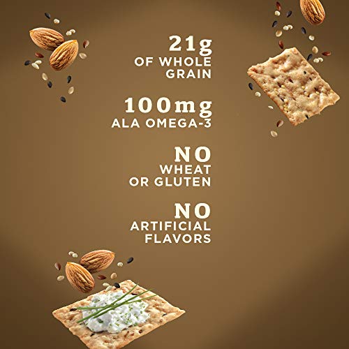 Blue Diamond Almonds Artisan Nut Thins Cracker Crisps, Multi-See