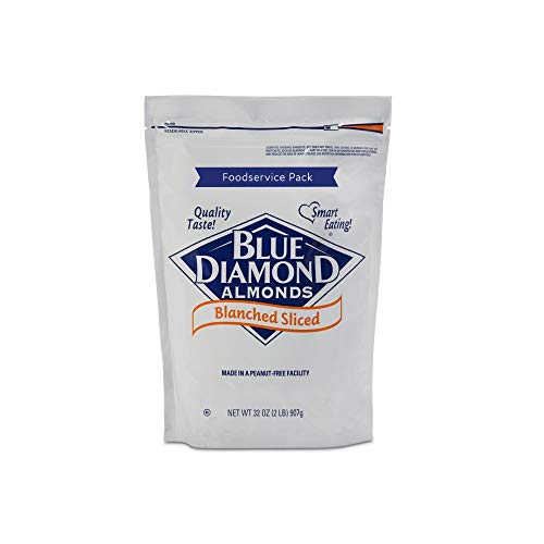 Blue Diamond Almonds Blanched Sliced, Foodservice Pack, 2 Pound