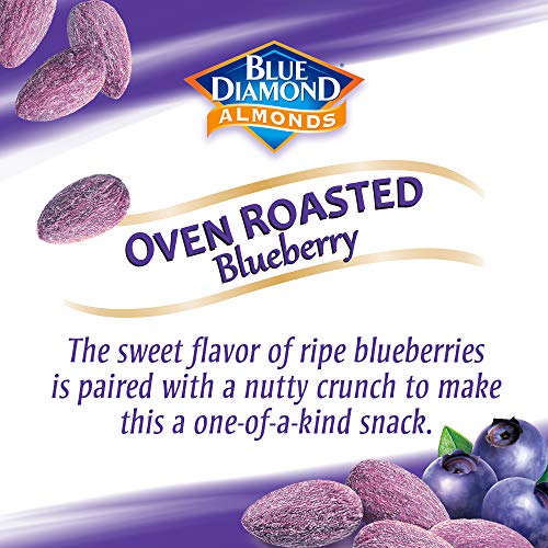 Blue Diamond Almonds Blueberry Flavored Snack Nuts, Single Serve