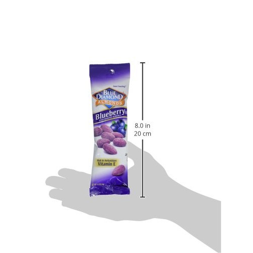 Blue Diamond Almonds Blueberry Flavored Snack Nuts, Single Serve