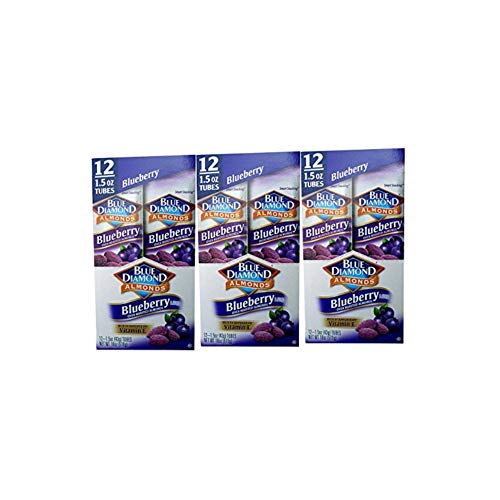 Blue Diamond Almonds Blueberry Oven Roasted Box Of 36 / 1.5-Oun