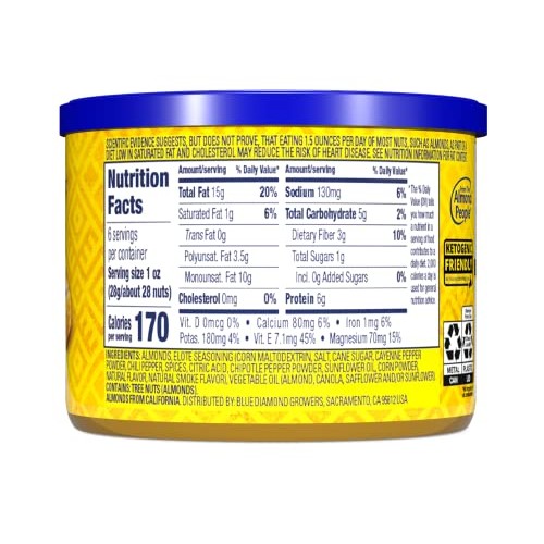 Blue Diamond Almonds, Bold Elote Mexican Street Corn Flavored Sn