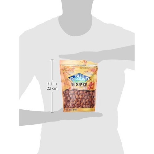 Blue Diamond Almonds, Bold Habanero BBQ, 16 Ounce