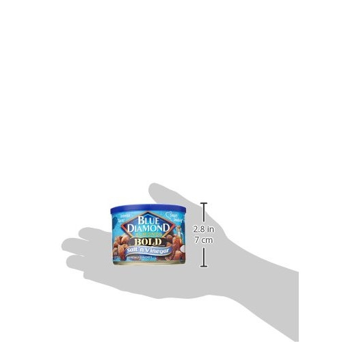 Blue Diamond Almonds, Bold Salt N Vinegar, 6 Ounce