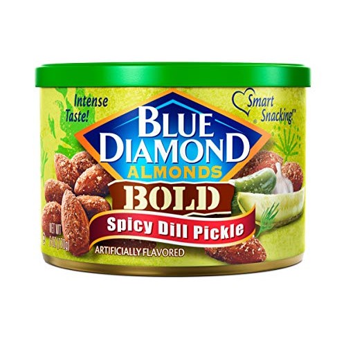 Blue Diamond Almonds, Bold Spicy Dill Pickle, 6 Ounce