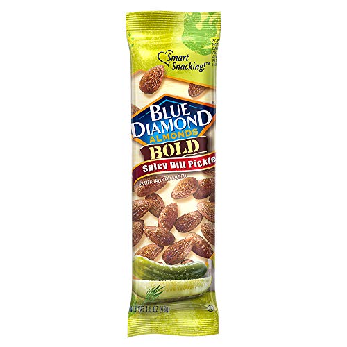 Blue Diamond Almonds Bold Spicy Dill Pickle Almonds, 12Count, 1. Blue Diamond Almonds Bold Spicy Dill Pickle Almonds, 12Count, 1.