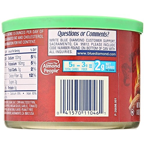 Blue Diamond Almonds, Bold Sriracha, 6 Ounce