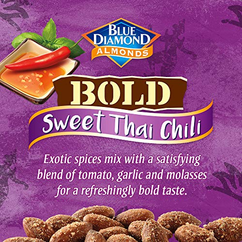 Blue Diamond Almonds, Bold Sweet Thai Chili, 12 Count