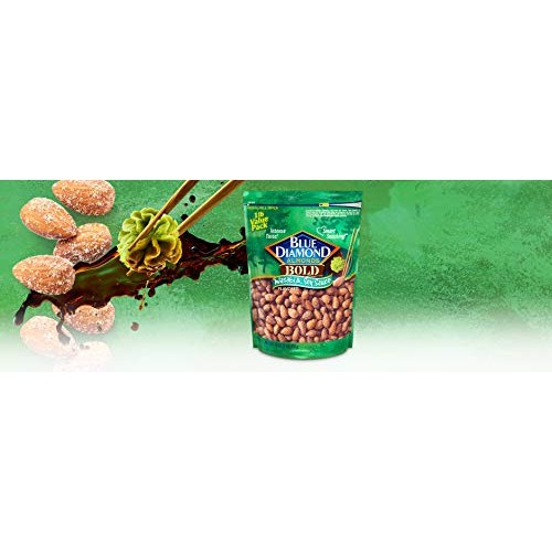 Blue Diamond Almonds, Bold Wasabi &Amp; Soy Sauce, 16 Ounce