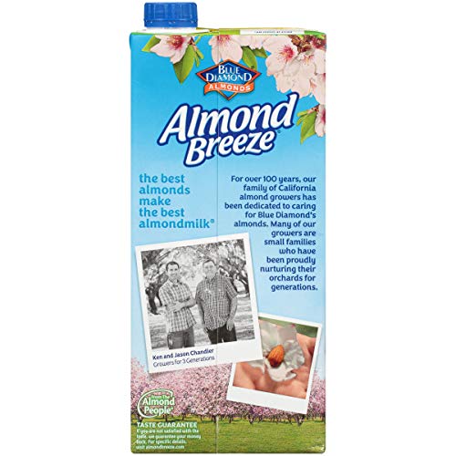 Blue Diamond Almonds Breeze Dairy Free Almondmilk, Chocolate, 24