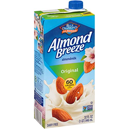 Blue Diamond Almonds Breeze Dairy Free Almondmilk, Original, 384