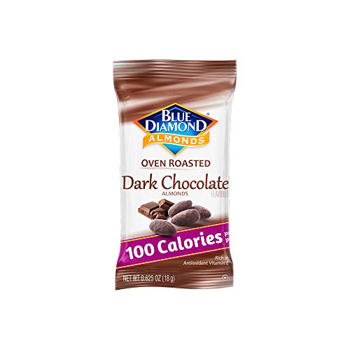 Blue Diamond Almonds Dark Chocolate Cocoa Dusted Snack Nuts, 100
