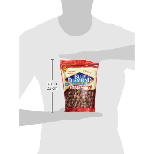 Blue Diamond Gluten Free Almonds, Smokehouse, 16 Ounce