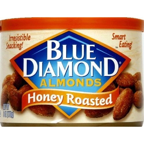 Blue Diamond Almonds Honey Roasted 6 Oz. - 2 Pack