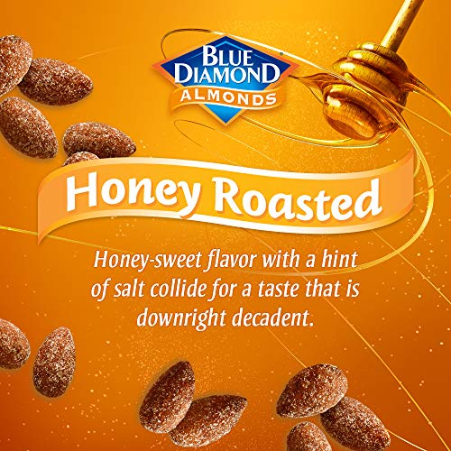 Blue Diamond Almonds Honey Roasted Snack Almonds, Honey Roasted,