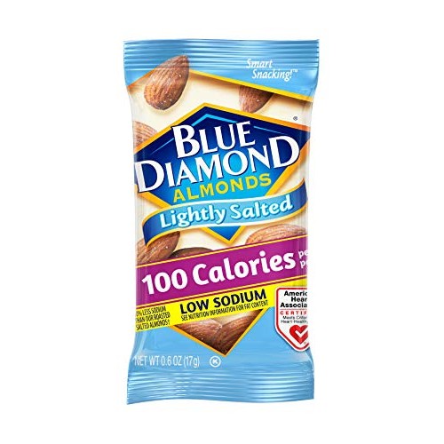 Blue Diamond Almonds Lightly Salted, Low Sodium, 100 Calorie Pac