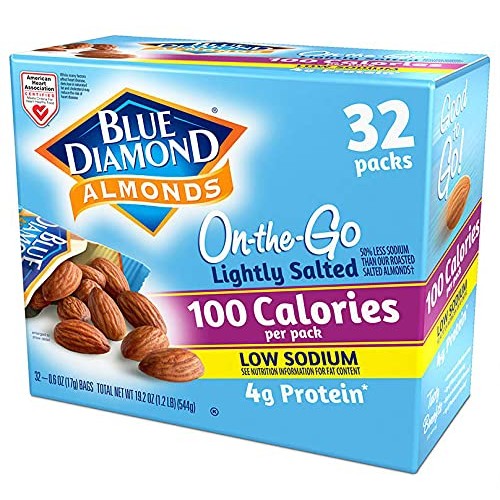 Blue Diamond Almonds Lightly Salted, Low Sodium, 100 Calorie Pac