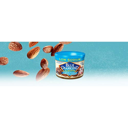 Blue Diamond Almonds, Lightly Salted, Low Sodium, 6 Ounce
