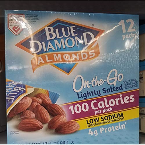 Blue Diamond Almonds On The Go 100 Calorie Packs, Lightly Salted