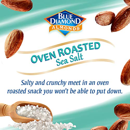 Blue Diamond Almonds, Oven Roasted Sea Salt, 16 Ounce