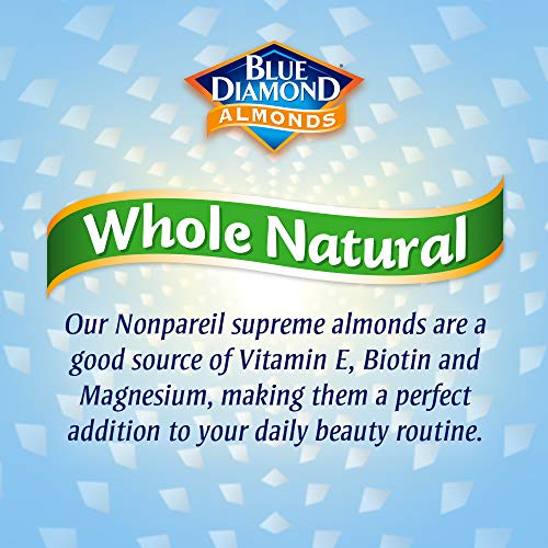 Blue Diamond Almonds, Raw Whole Natural, 16 Ounce
