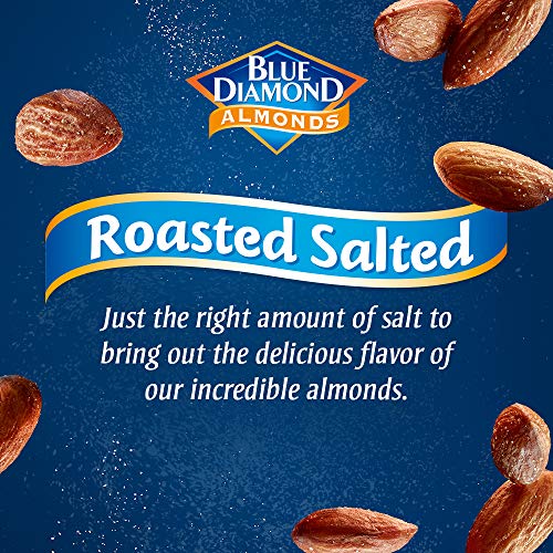 Blue Diamond Almonds, Roasted Salted, 1.5 Ounce Pack Of 12