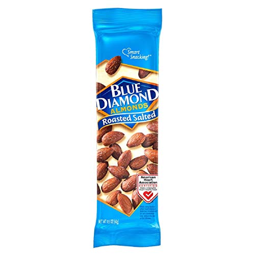 Blue Diamond Almonds, Roasted Salted, 1.5 Ounce Pack Of 12