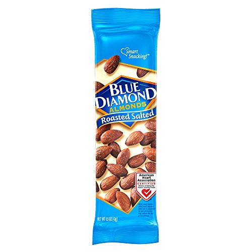 Blue Diamond Almonds, Roasted Salted, 1.5 Ounce Pack Of 12
