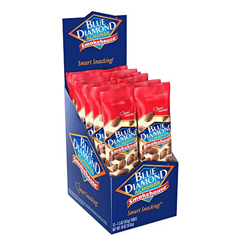 Blue Diamond Almonds, Smokehouse, 1.5 Ounce Pack Of 12
