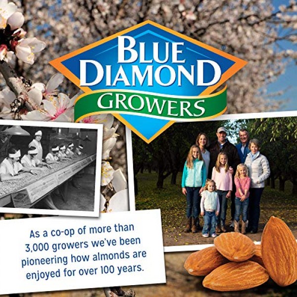 Blue Diamond Almonds Smokehouse Flavored Snack Nuts, 40 Oz Resea...