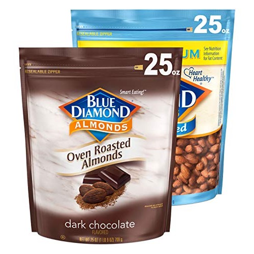 Blue Diamond Almonds Sweet And Savory Bundle, Cocoa Dusted Almon