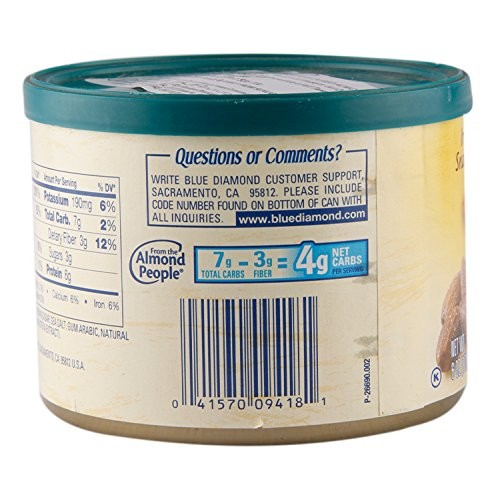 Blue Diamond Almonds, Toasted Coconut Snack Nuts, 6 Ounce Can