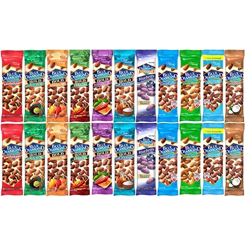 Blue Diamond Almonds Variety Pack 11 Flavors / 22 Bags / 1.5-Ou