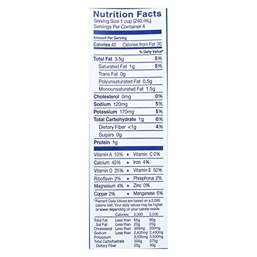 Blue Diamond Bev Almond Coconut Vanilla Unsweetened Blend, 32 Oz