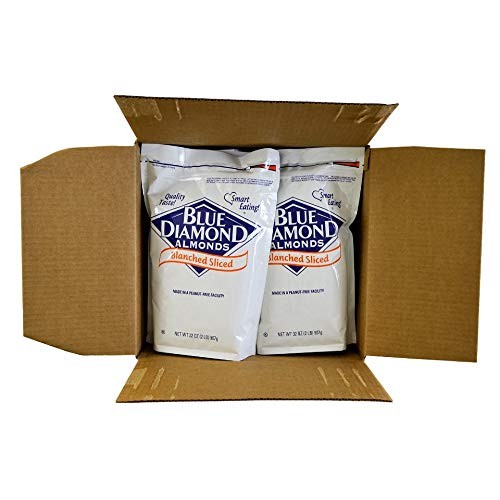 Blue Diamond, Blanched Sliced Almonds 2 lb. 4 Count