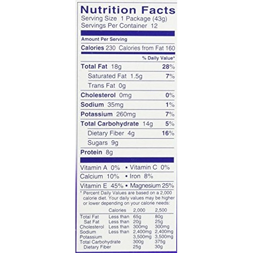 Blue Diamond Blueberry Flavored Almonds, 1.5 Oz Tubes, 12 Tubes