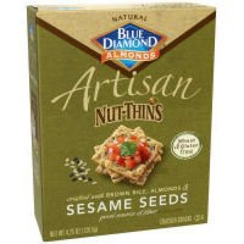 Artisan Nut Thins Sesame Seeds Cracker 4.25 Ounces Case Of 12