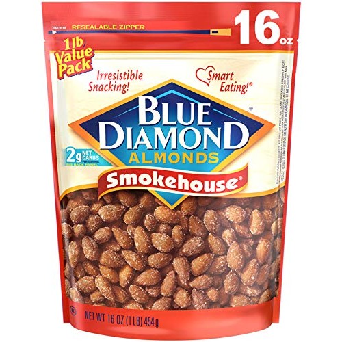 Blue Diamond Almonds, Smokehouse, 16 Ounce