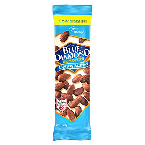 Blue Diamond Almonds, Low Sodium, Lightly Salted, 1.5 Ounce Pac