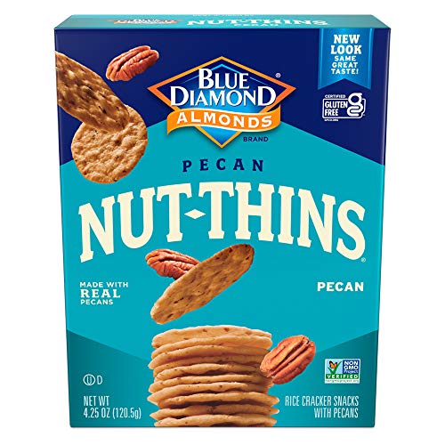 Blue Diamond Pecan Thins Cracker Crisps, 4.25 Oz