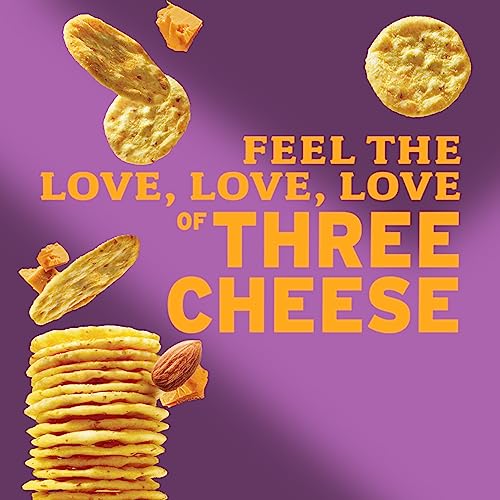 Blue Diamond Three Cheese Nut Thins Cracker Crisps, 4.25 oz