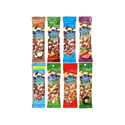 Blue Diamond Variety Almonds Bundle, Pack of 8