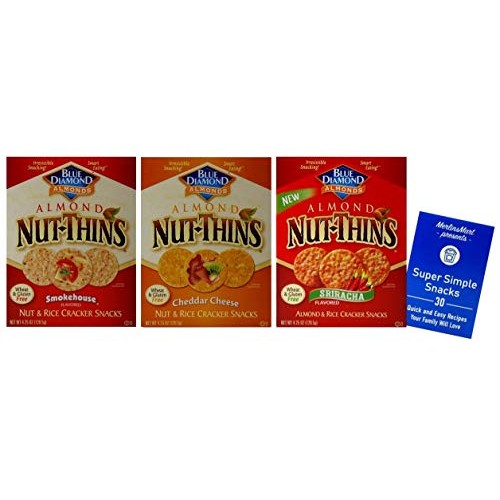 Blue Diamond Almond Nut Thins Rice Crackers | Wheat-Free | Glute