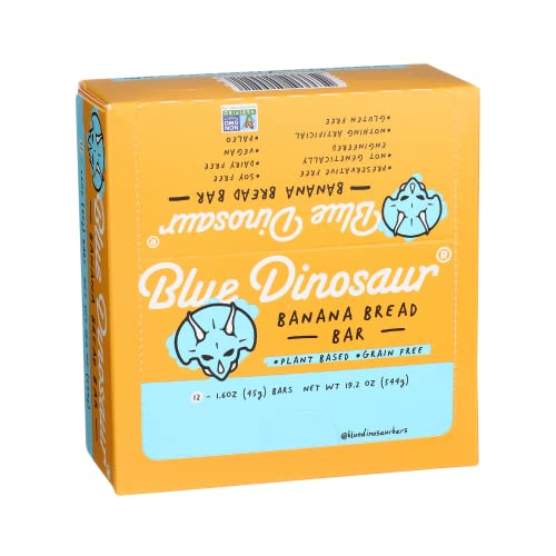 Blue Dinosaur Snack Bar - Banana Bread Flavor, Paleo, Plant Base...