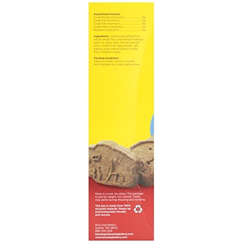 Blue Dog Bakery Natural Low Fat Peanut Butter &Amp; Molasses Biscuit