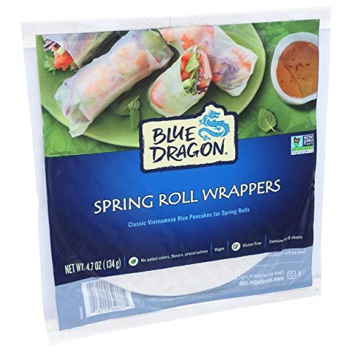 Blue Dragon Spring Roll Wrapper, 4.7 Oz Blue Dragon Spring Roll Wrapper, 4.7 Oz