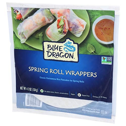 Blue Dragon Spring Roll Wrapper, 4.7 Oz Blue Dragon Spring Roll Wrapper, 4.7 Oz